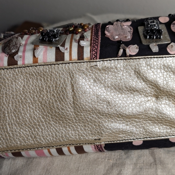 Mary Frances hand bag beads fabric - Picture 12 of 17